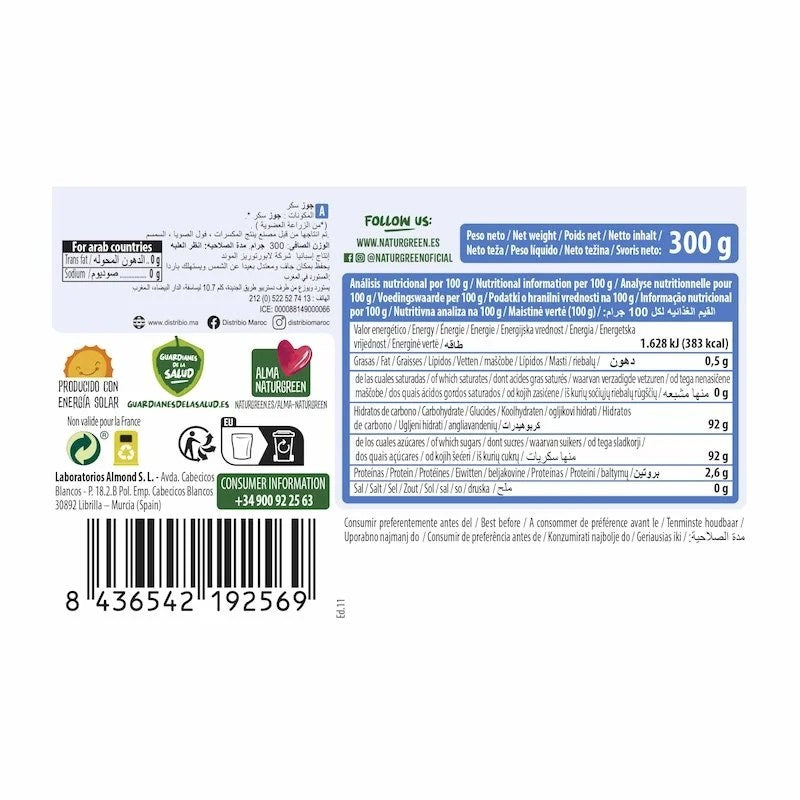 Sucre De Coco Natur Green 500g