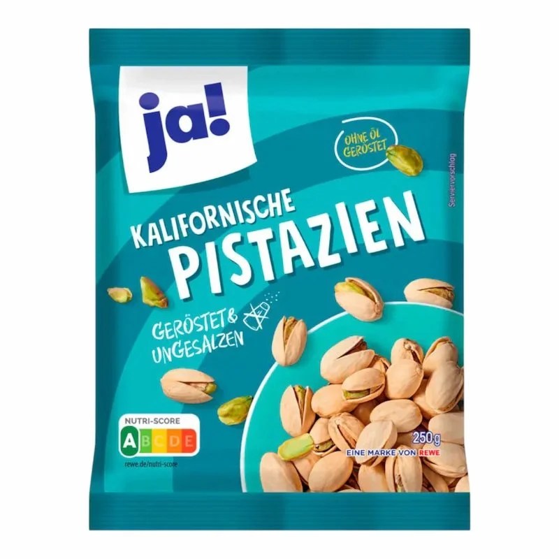 Ja Pistaches Grillées Non Salées 250g