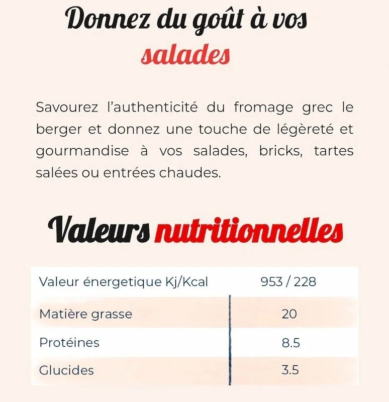 Feta Salade Le Berger 150g