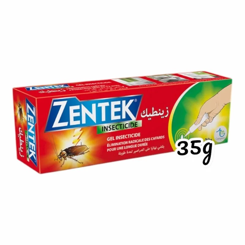 Zentek Gel insecticide Anti cafards Tube de 35g