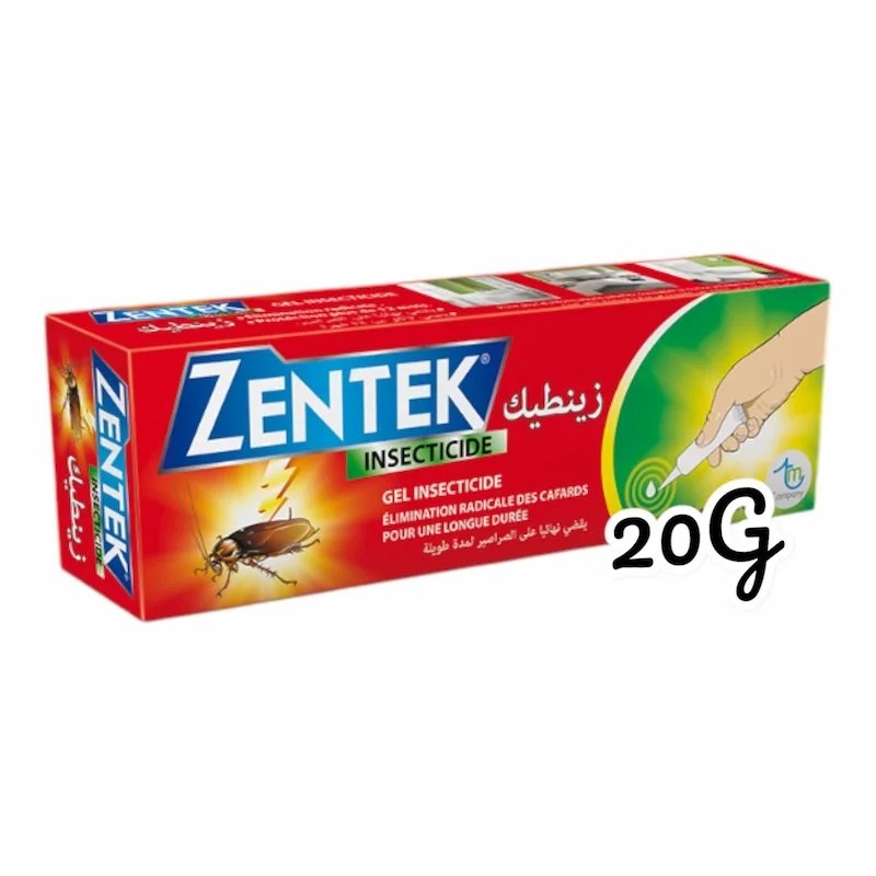 Zentek Gel insecticide Anti cafards Tube de 20g