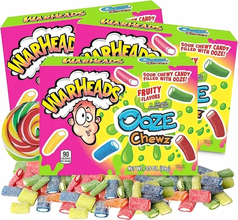Warheads Ooze Chewz 99G