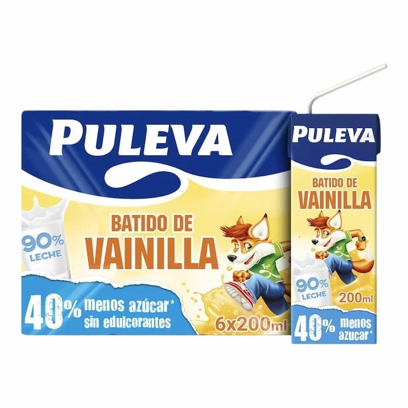 Lait Vanille Puleva 6×200ml