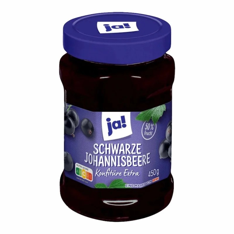 Ja Confiture De Cassis  450g
