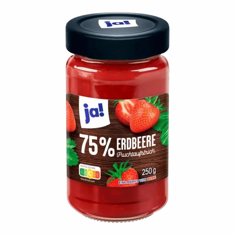 JA Confiture 75% Fraise 250g
