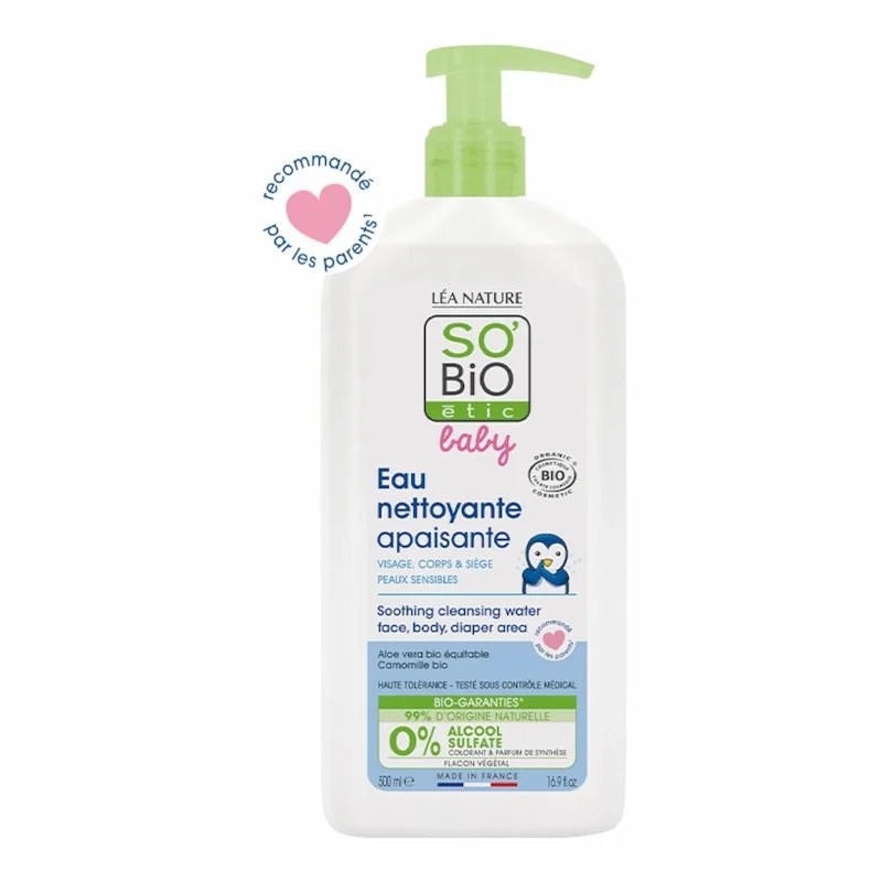 So Bio Eau Nettoyante Apaisante 500 ml