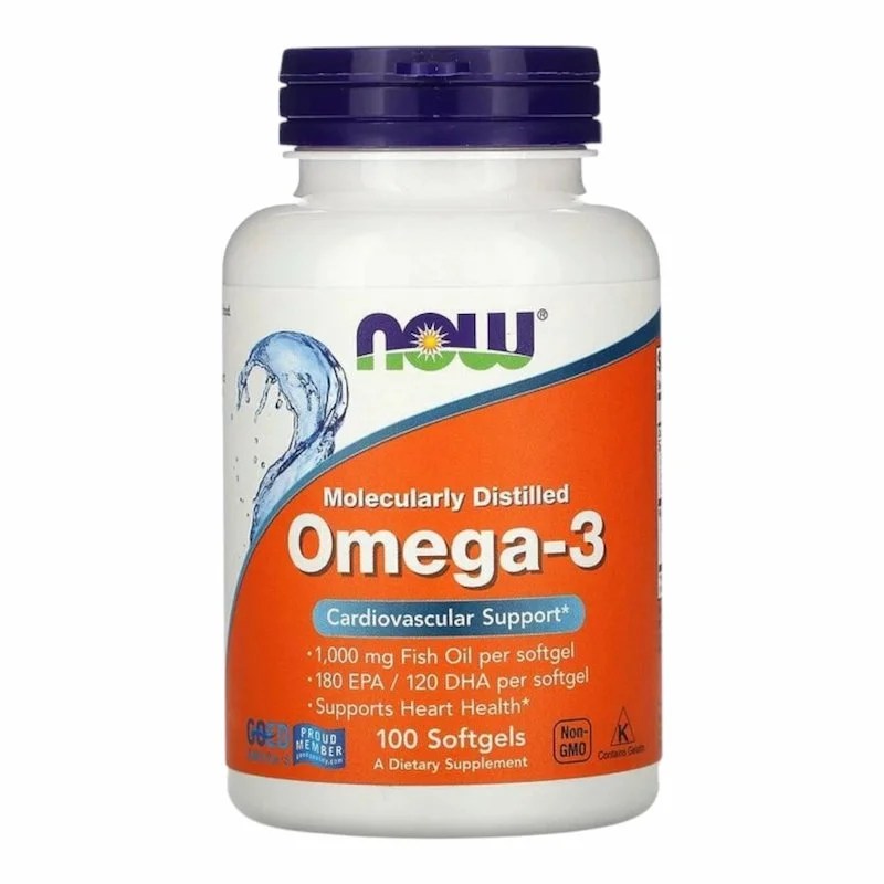 NOW Oméga-3 180 mg EPA 120 mg DHA – 100 capsule