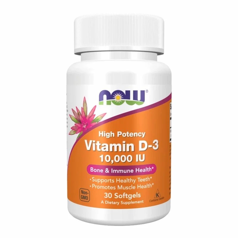 Now Vitamin D-3 10,000 IU 120 Softgels