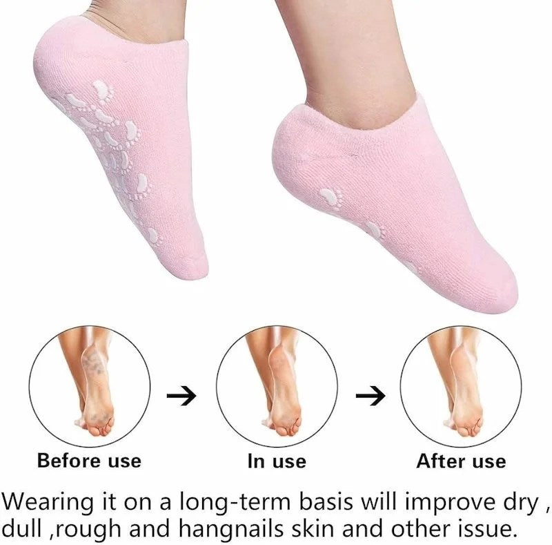 Chaussettes de soin réparatrices pour les pieds
