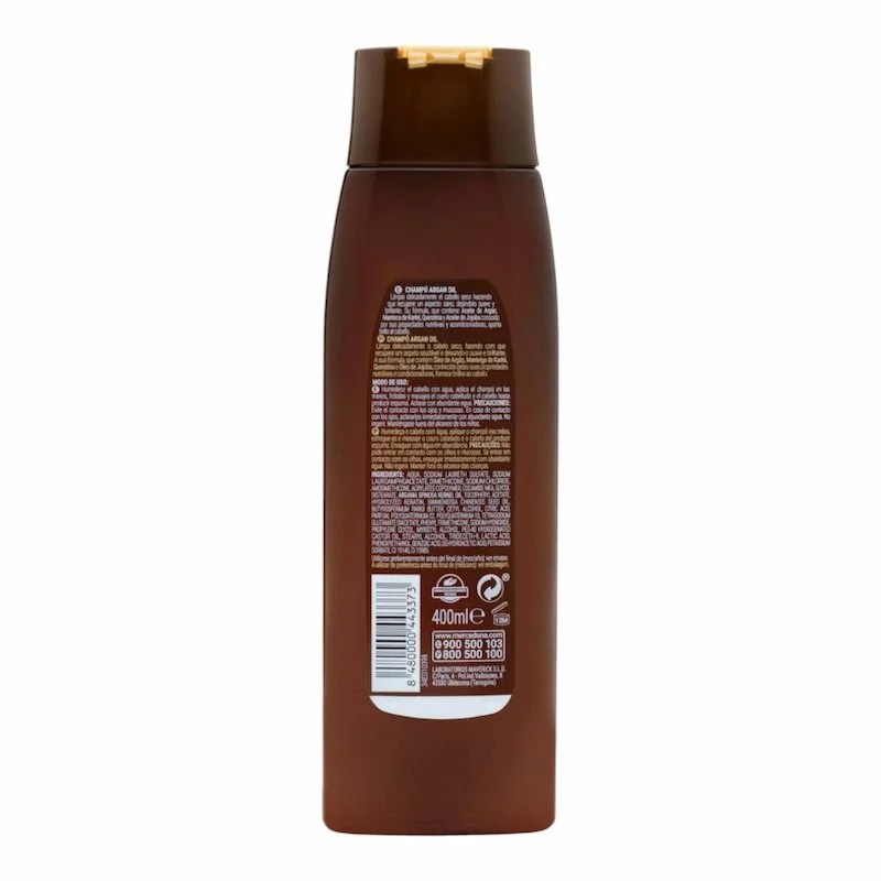 Shampooing à l’huile d’argan pour cheveux secs Deliplus 400 ml