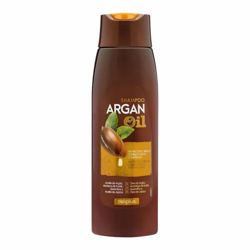 Shampooing à l’huile d’argan pour cheveux secs Deliplus 400 ml