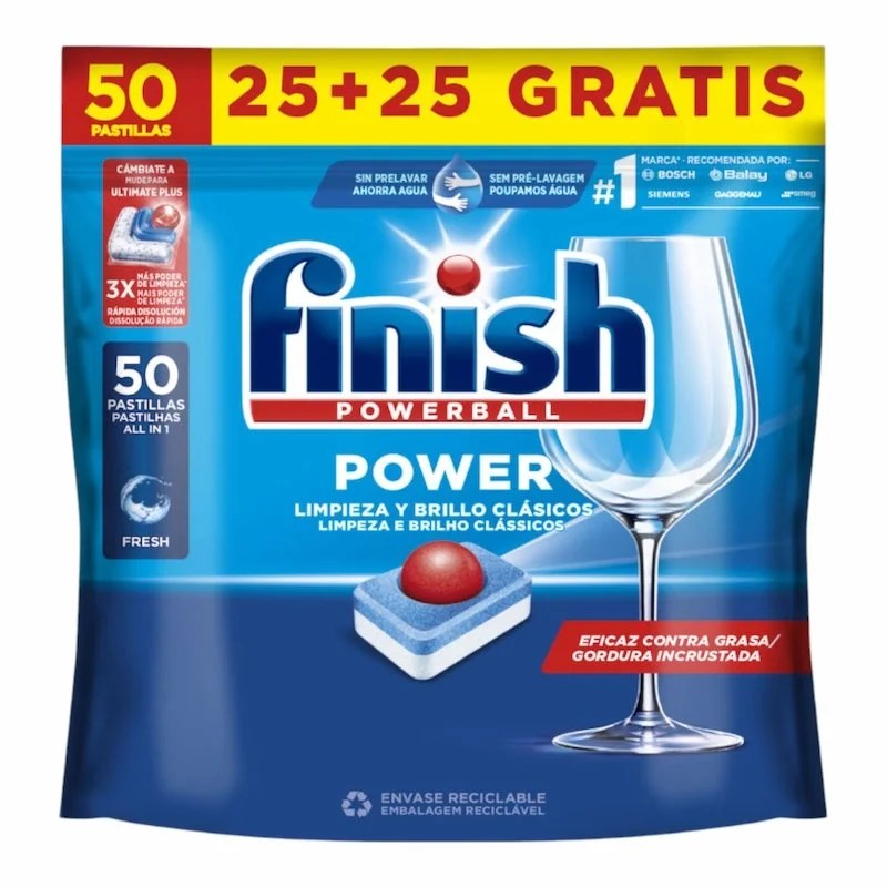 Finish Powerball Power  – 50 Tablettes