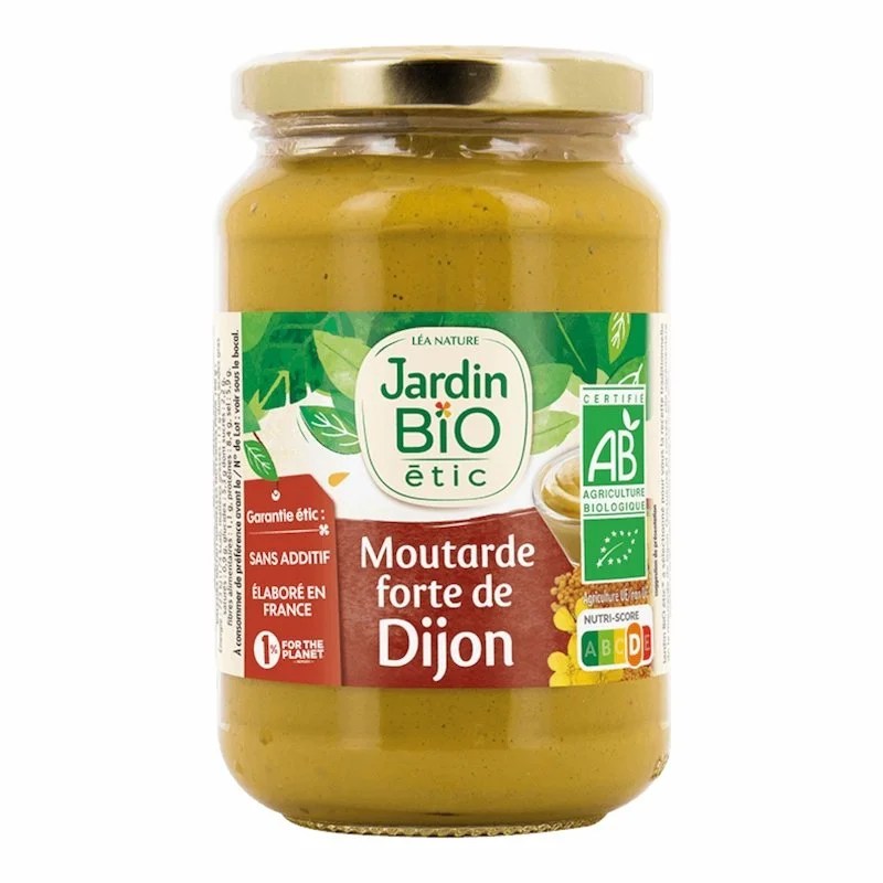 Organic Dijon Mustard Jardin Bio – 350g