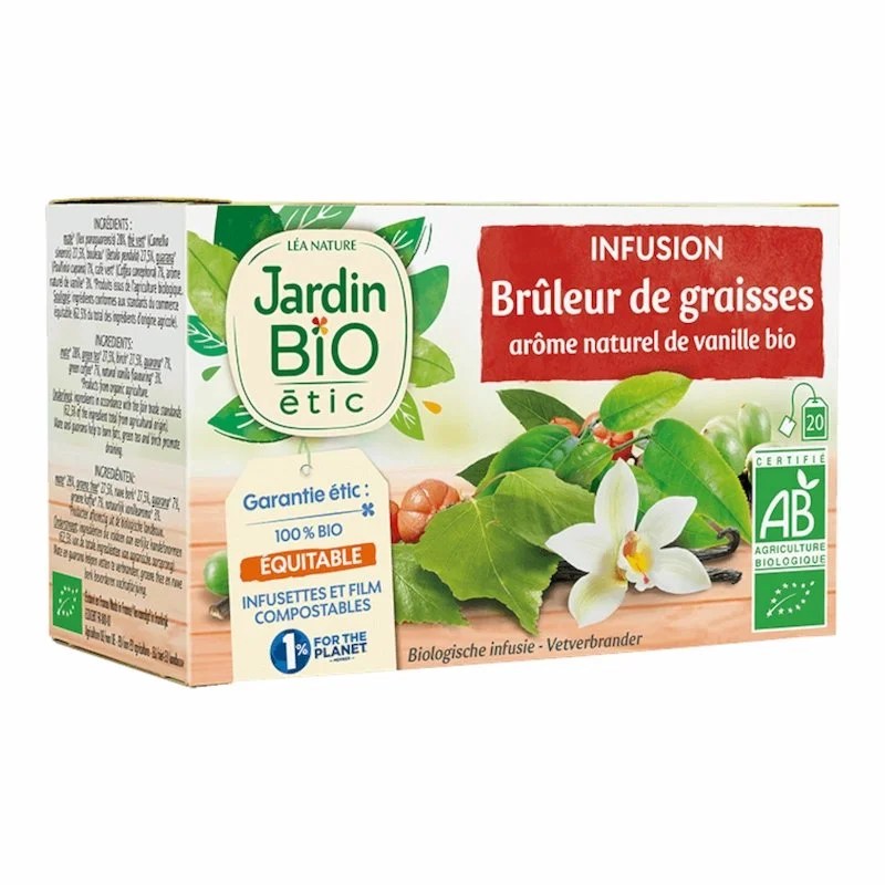 Jardin Bio Infusion Brûleur de Graisses – 20 Sachets