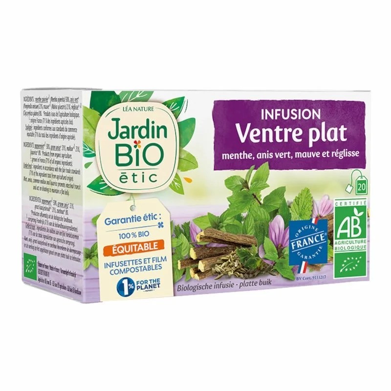 Jardin Bio Infusion Ventre Plat – 20 Sachets