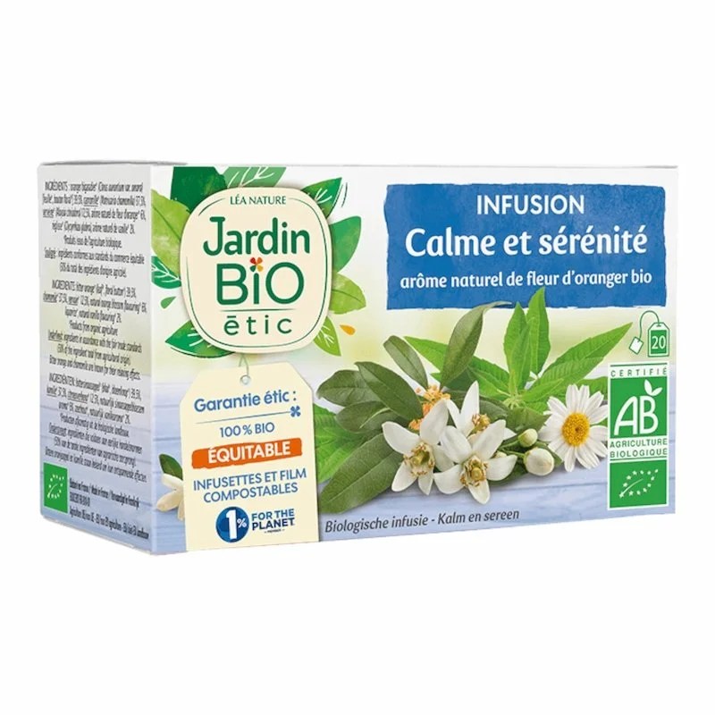 Jardin Bio Infusion Calme et Sérénité – 20 sachets