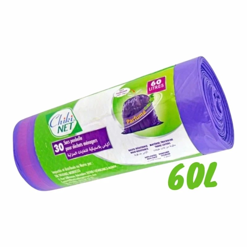 Sac Poubelle Parfumé Chiknet 60L