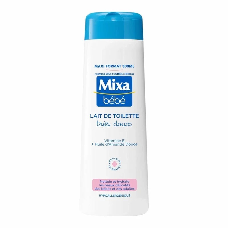 Mixa Bébé Lait de Toilette Tres Doux 300ml