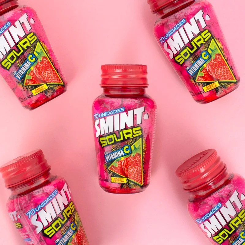 Smint Sours Fraise 49g
