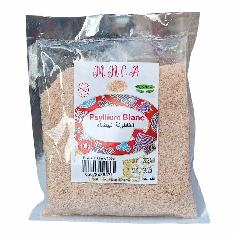 Psyllium Blanc Sans Gluten – 50g
