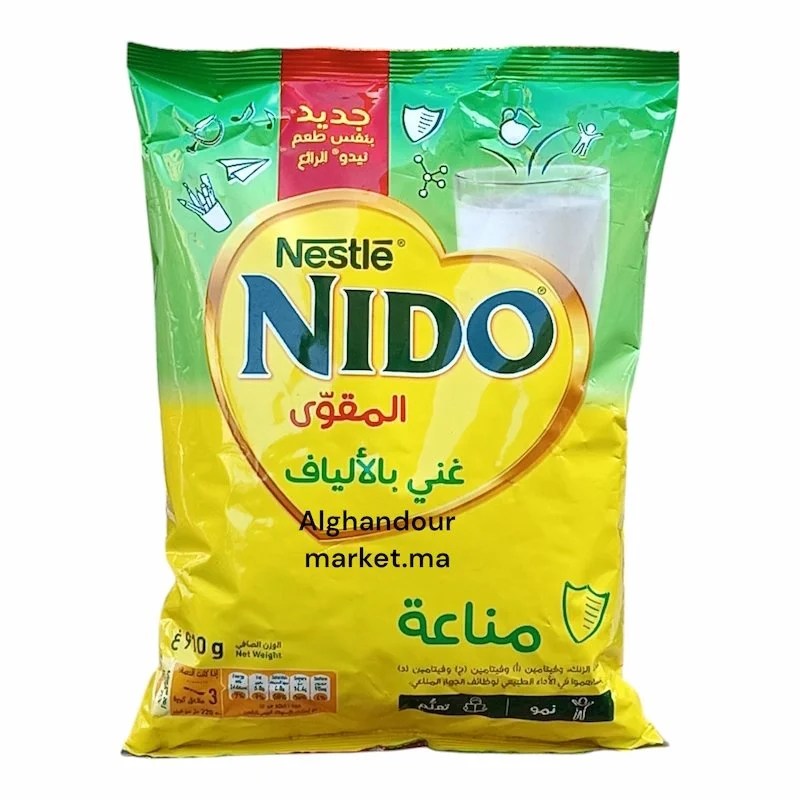 Lait en Poudre Sachet Nido 910g