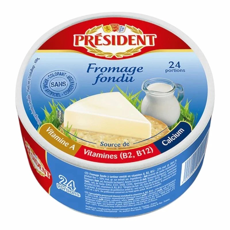 Fromage Fondu Président – 24 Portions