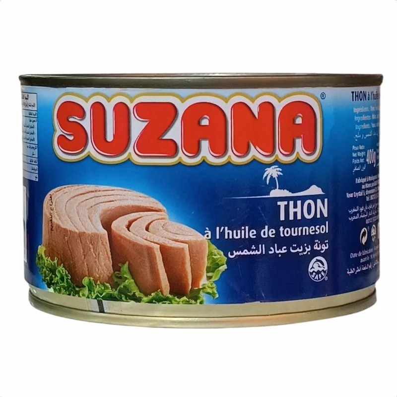 Thon Suzana à L’huile de Tournesol 400g