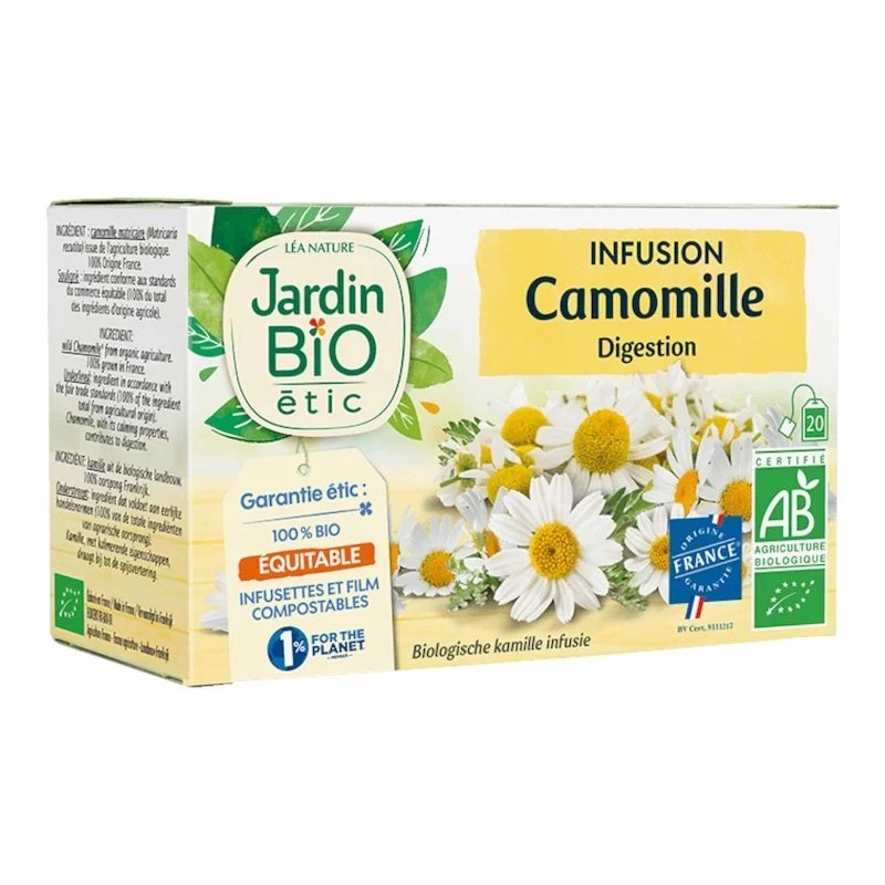 Jardin Bio Infusion Camomille – 20 Sachets