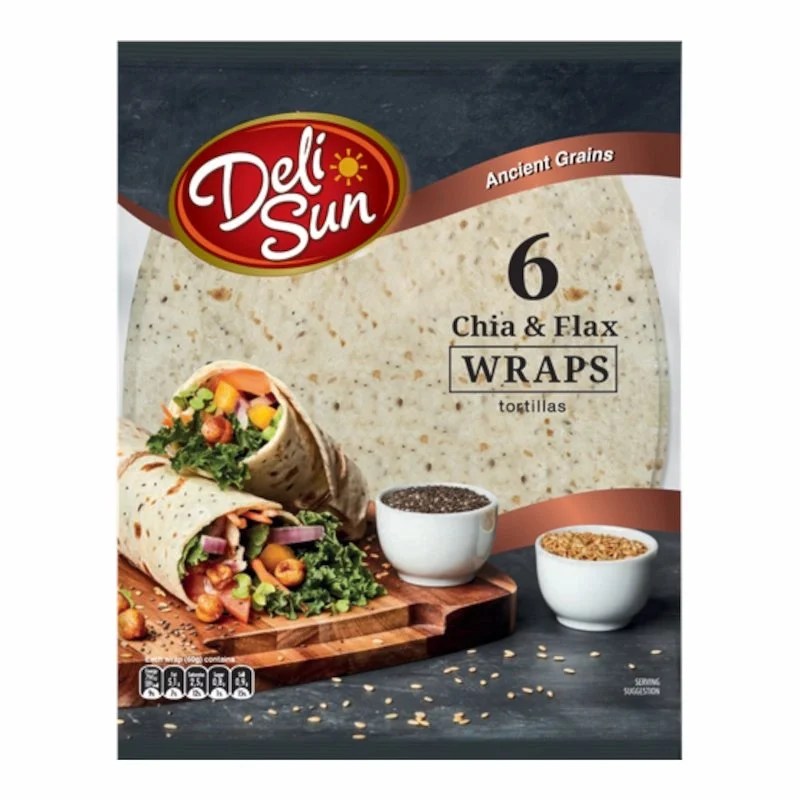 Delisun Wraps avec Chía et Lino 360g