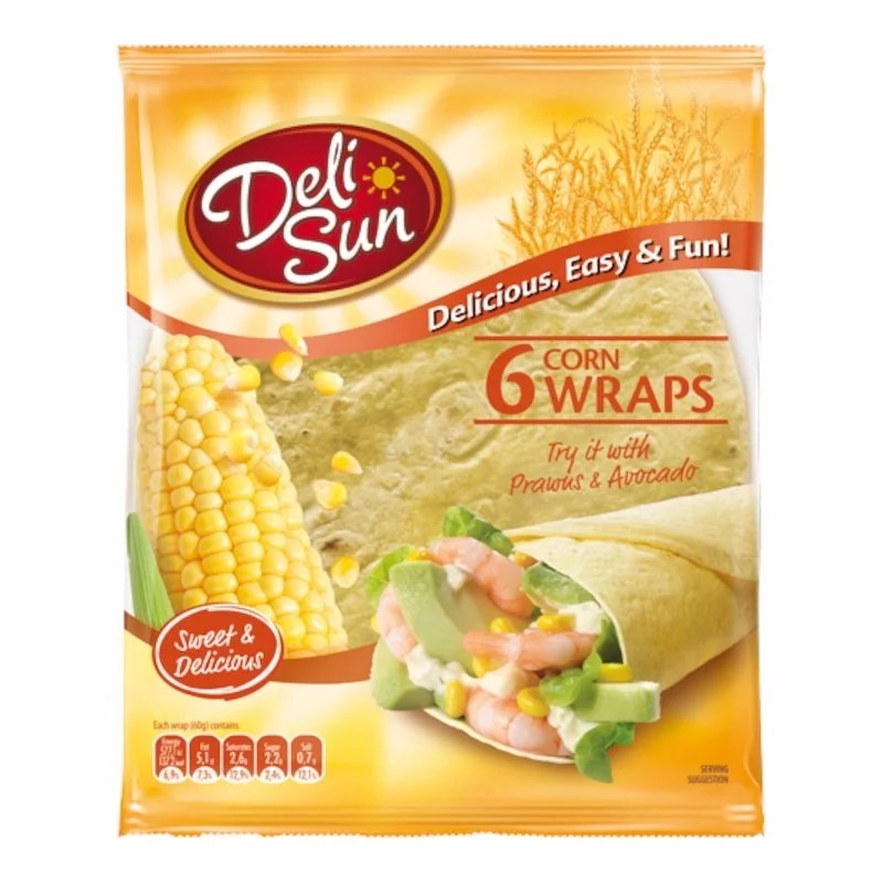 Delisun Tortilla Wraps au Mais 360g
