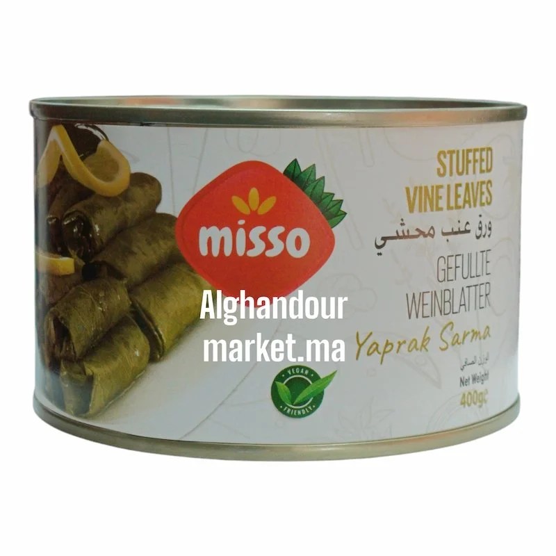 Feuilles de Vigne Farcies au Riz Misso 400gm
