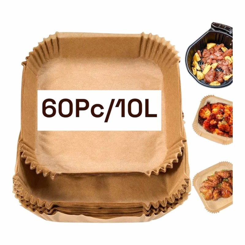Feuilles de cuisson pour friteuse Air Fryer 60 pièce 10L