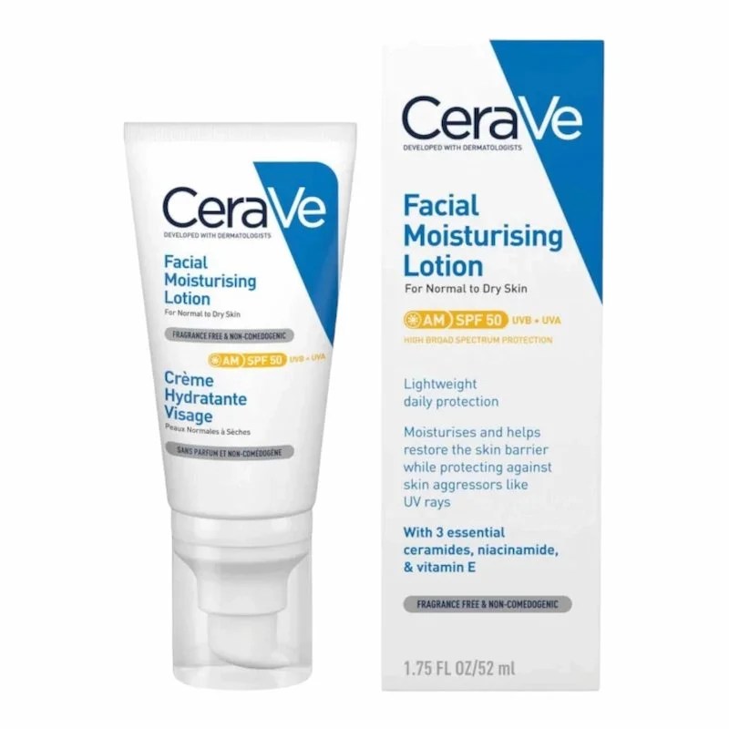 CERAVE Crème Hydratante Visage SPF 50 52 ml