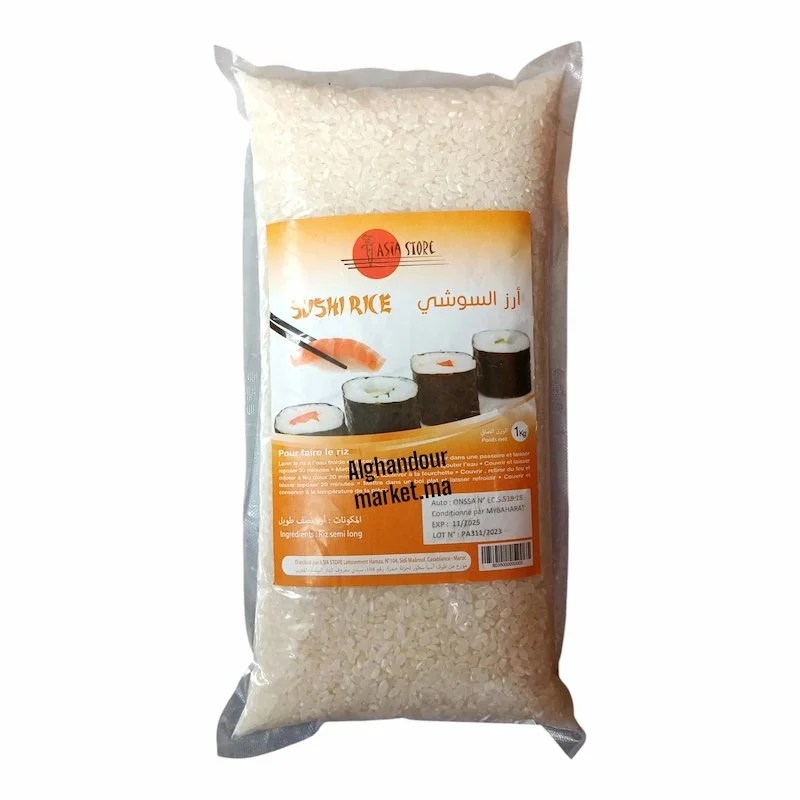 Sushi Riz Spécial pour Sushi et Plats Japonais 1kg