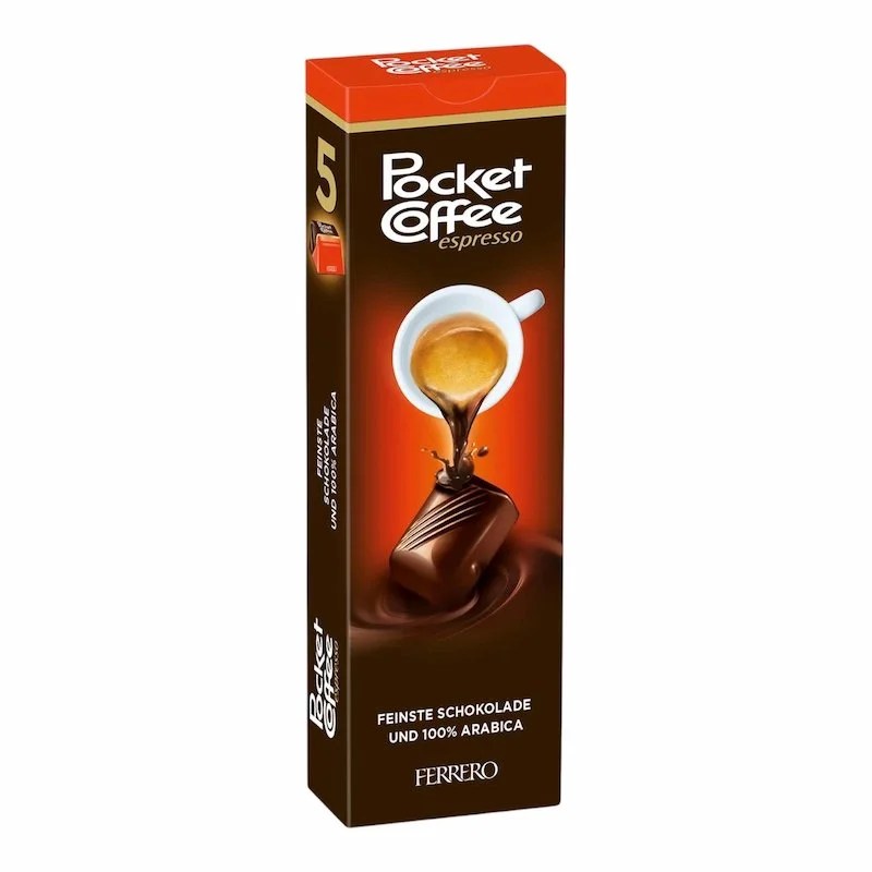 Ferrero Pocket Coffee 5 Pièces  Chocolat & Café Espresso