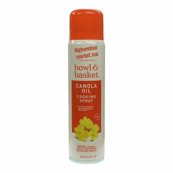 Bowl & Basket Spray de Cuisson à l’Huile de Canola 227g