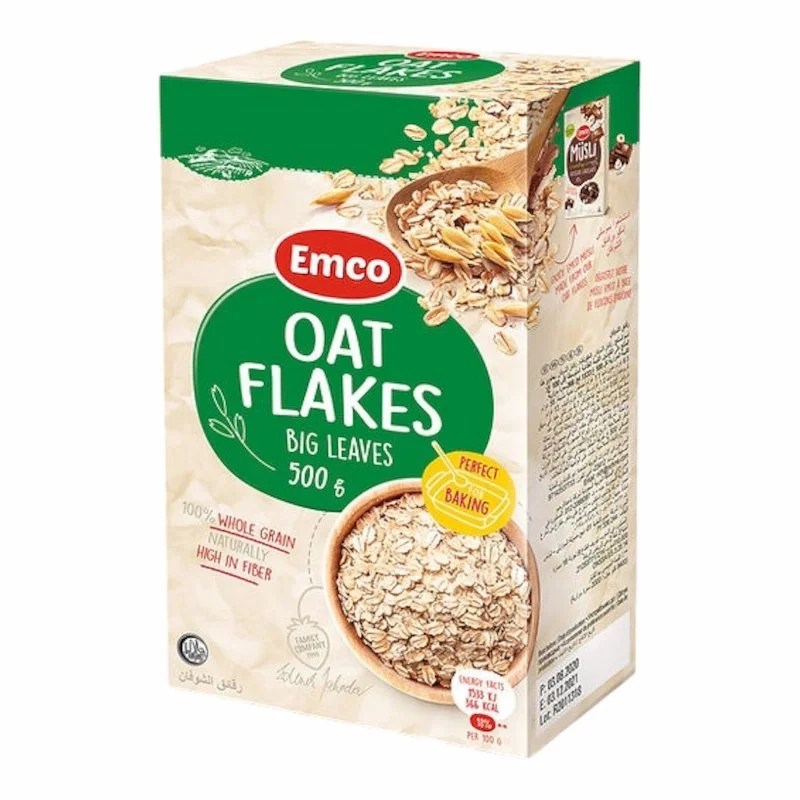 Emco Flocons d’Avoine Grosses Feuilles 500g