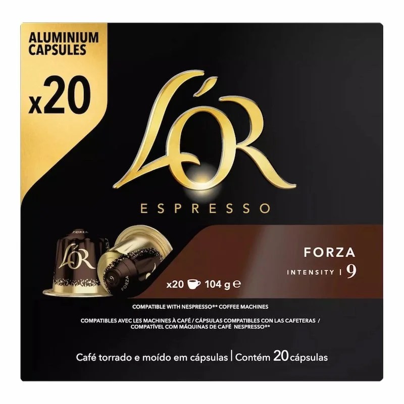 L’Or Espresso Forza Café en Capsules x20 – Intensité 9
