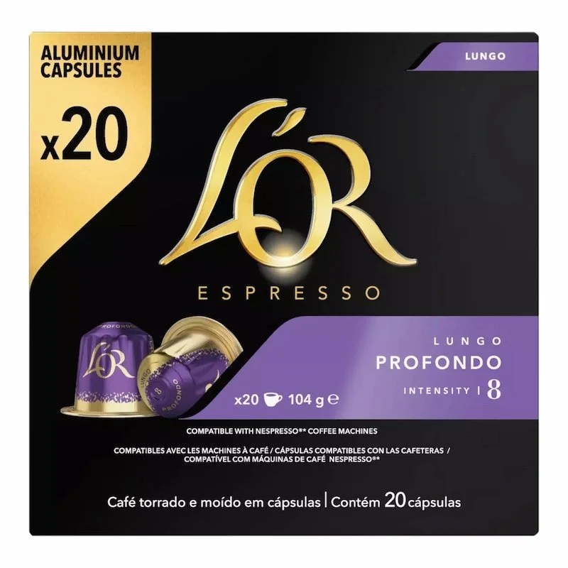L’Or Espresso Profondo Café en Capsules x20 – Intensité 8