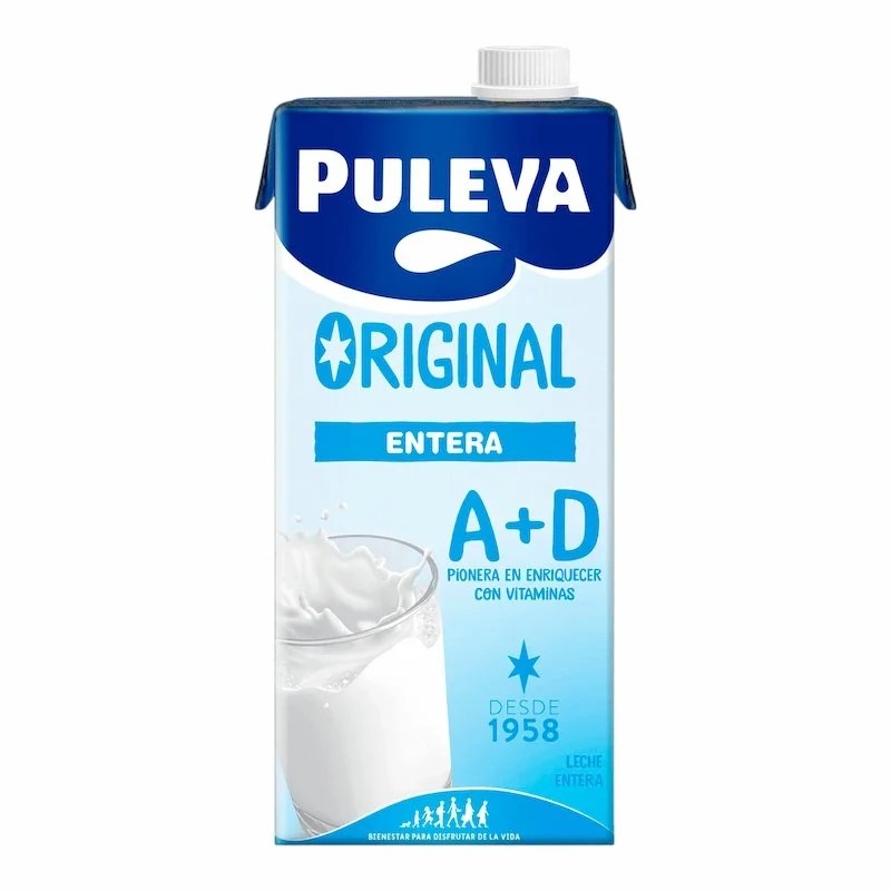 Lait Puleva Original A+D Entier Brik 1L