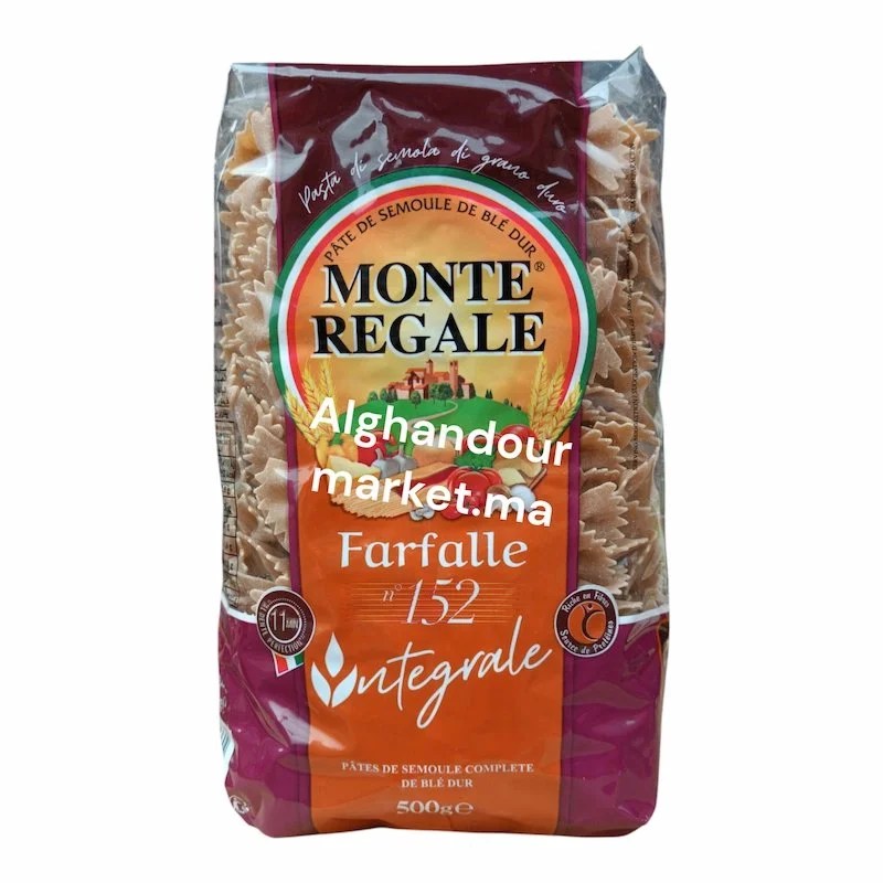 Farfalle Rigate Intégrale N° 152 500g – Monte Regale
