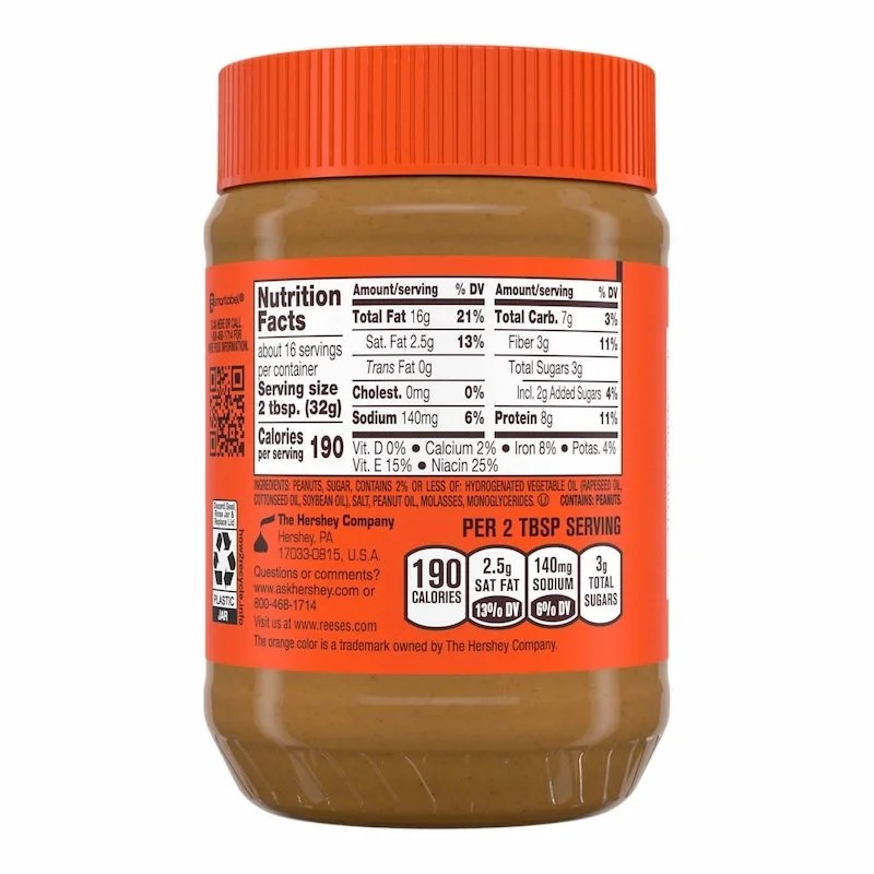 Reese’s Beurre d’Arachide Crémeux 510g