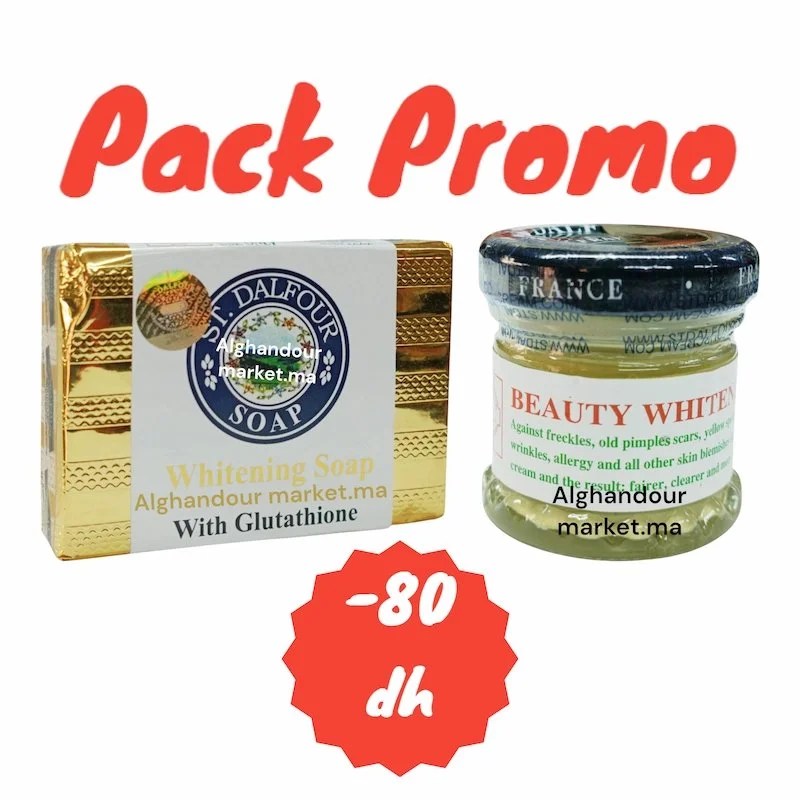 St. Dalfour Whitening Set – Savon et Crème