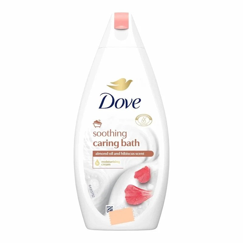 Dove Calming Caring Bath Huile d’Amande et Hibiscus – 720 ml