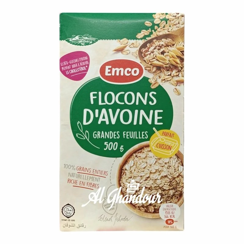 Flocons d’Avoine Grandes Feuilles Emco 500g
