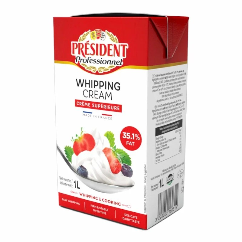 Creme Liquide UHT Président 35% MG – 1L
