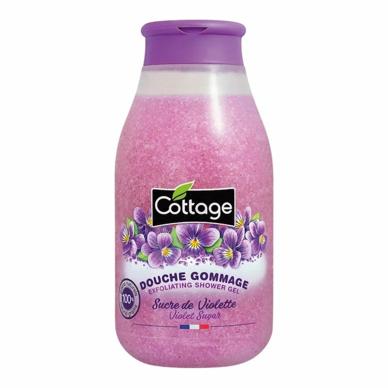 Gel Douche Gommage Cottage Sucre de Violette – 270ml