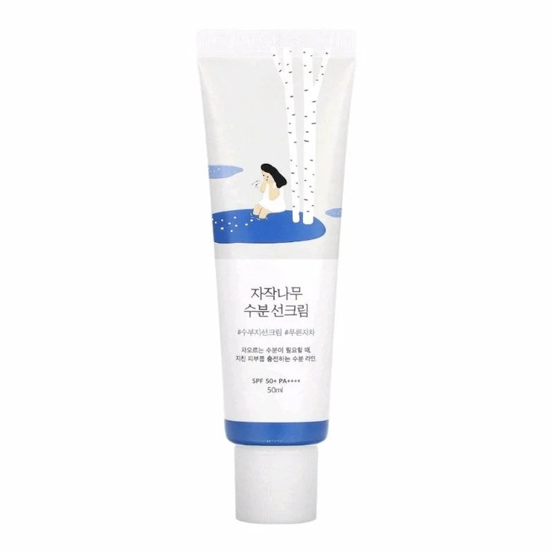 Round Lab – Crème Solaire Hydratante au Jus de Bouleau SPF50 PA++++ 50ml