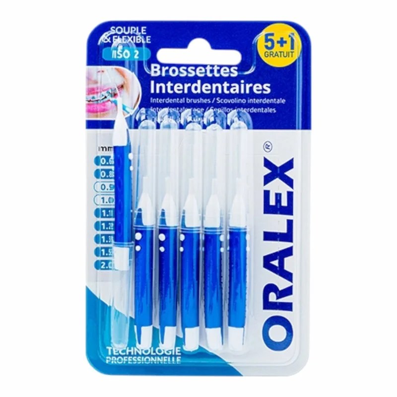 Oralex Brossettes Interdentaires ISO 2 – 5 unités