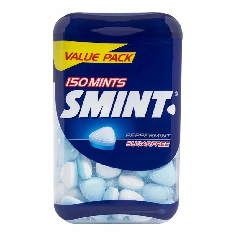 Smint Menthe Poivrée Sans Sucre – 150 Comprimés